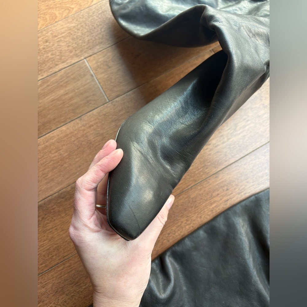 Balenciaga Boots Women's Black Falcon 105mm Leather Knee Boots EUR 39 US 9 - Picture 16 of 16